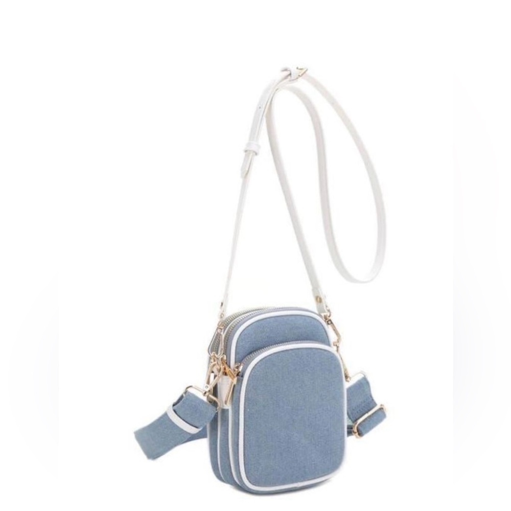 Oprah’s favorite list denim Crossbody Bag with 2 straps